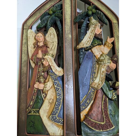 Christmas Nativity 3 Panels Tabletop Screen by Dicksons READ-chip - Picture 11 of 11